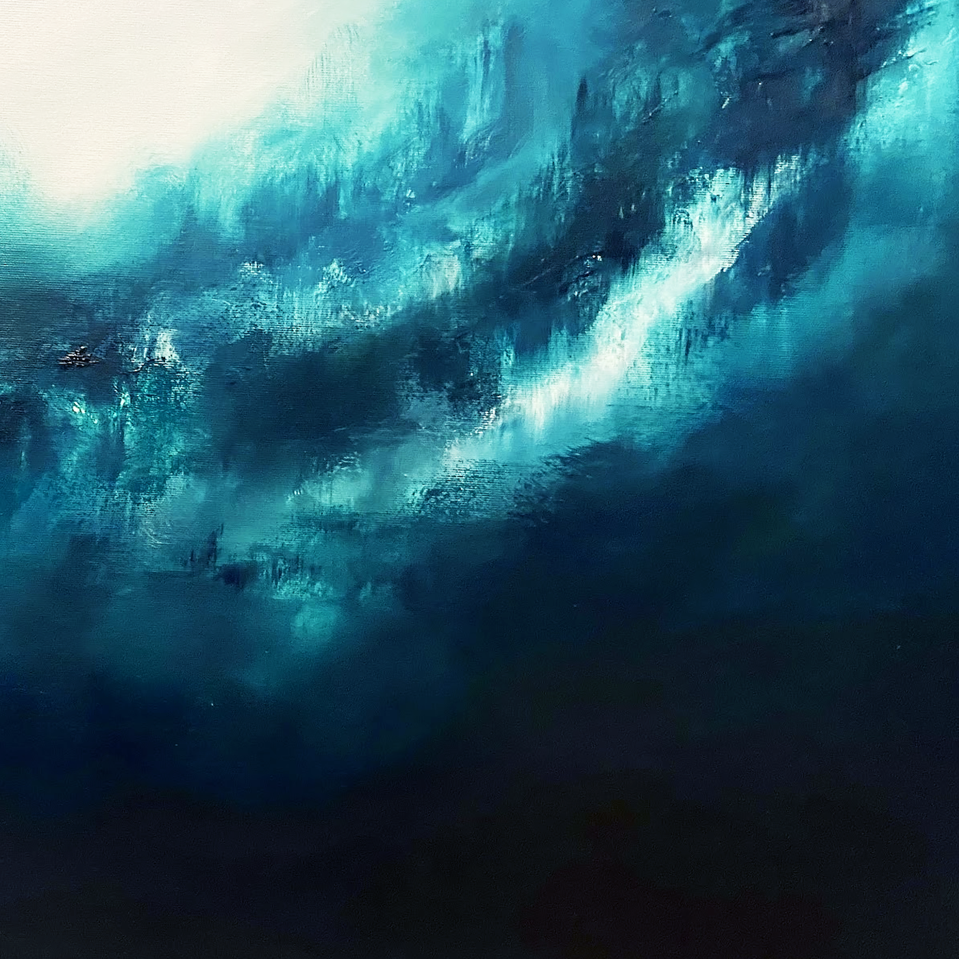 Underwater landscape painting